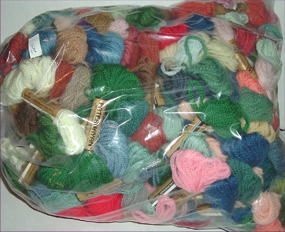 Huge lot 200 Skeins NEEDLEPOINT Wool Yarn PATERNAYAN Huge lot 200 Skeins NEEDLEPOINT Wool Yarn PATERNAYAN