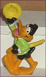 Looney Tunes DAFFY DUCK PVC Figure w/Hat & Cane 1990 WB Looney Tunes DAFFY DUCK PVC Figure w/Hat & Cane 1990 WB