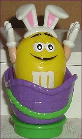 M&M Toppers Yellow in Egg Pop Up TOPPER, Mars M&M Toppers Yellow in Egg Pop Up TOPPER, Mars