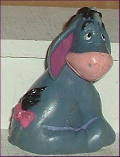 POOH Friend EEYORE PVC Figure sitting Disney POOH Friend EEYORE PVC Figure sitting Disney