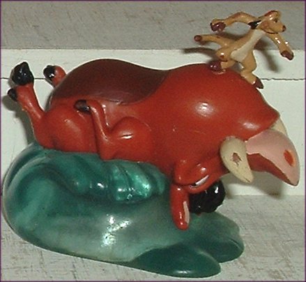 LION KING Pumbaa & Timon PVC Figure Disney LION KING Pumbaa & Timon PVC Figure Disney