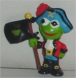 MUPPETS KERMIT Frog as Pirate PVC Figure 2.5" MUPPETS KERMIT Frog as Pirate PVC Figure 2.5"